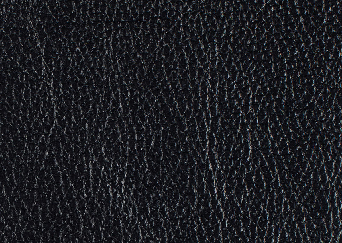 3-SITZER-SOFA Echtleder Schwarz  - Silberfarben/Schwarz, KONVENTIONELL, Leder/Metall (198/86/91cm) - Celina Home