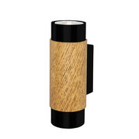 WANDLEUCHTE 6/18/9 cm   - Natur, Holz/Metall (6/18/9cm)