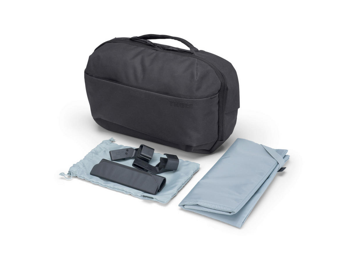 WICKELTASCHE Aion  - Schwarz/Hellblau, Basics, Textil (38/9/21cm) - Thule