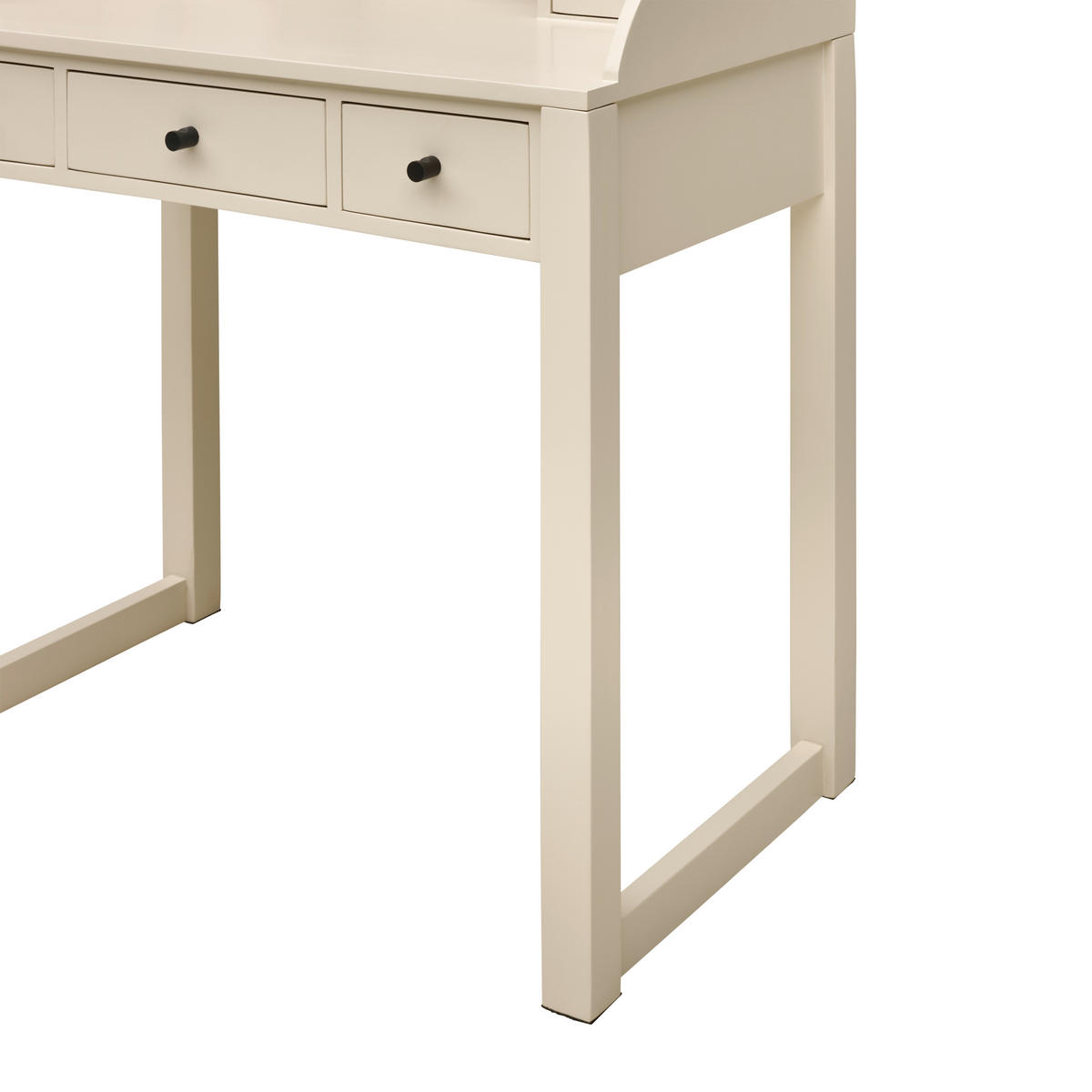 SEKRETÄR  in Weiß  - Schwarz/Weiß, MODERN, Holz/Metall (90/105/50cm) - Livetastic