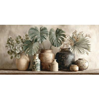 LEINWANDBILD Stillleben, Pflanzen 20/40 cm  - Multicolor, Basics, Holz/Papier (20/40cm) - Euroart