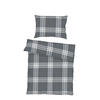 BETTWÄSCHE Pure Flanell 140/200 cm  - Schwarz, Design, Textil (140/200cm) - Kaeppel