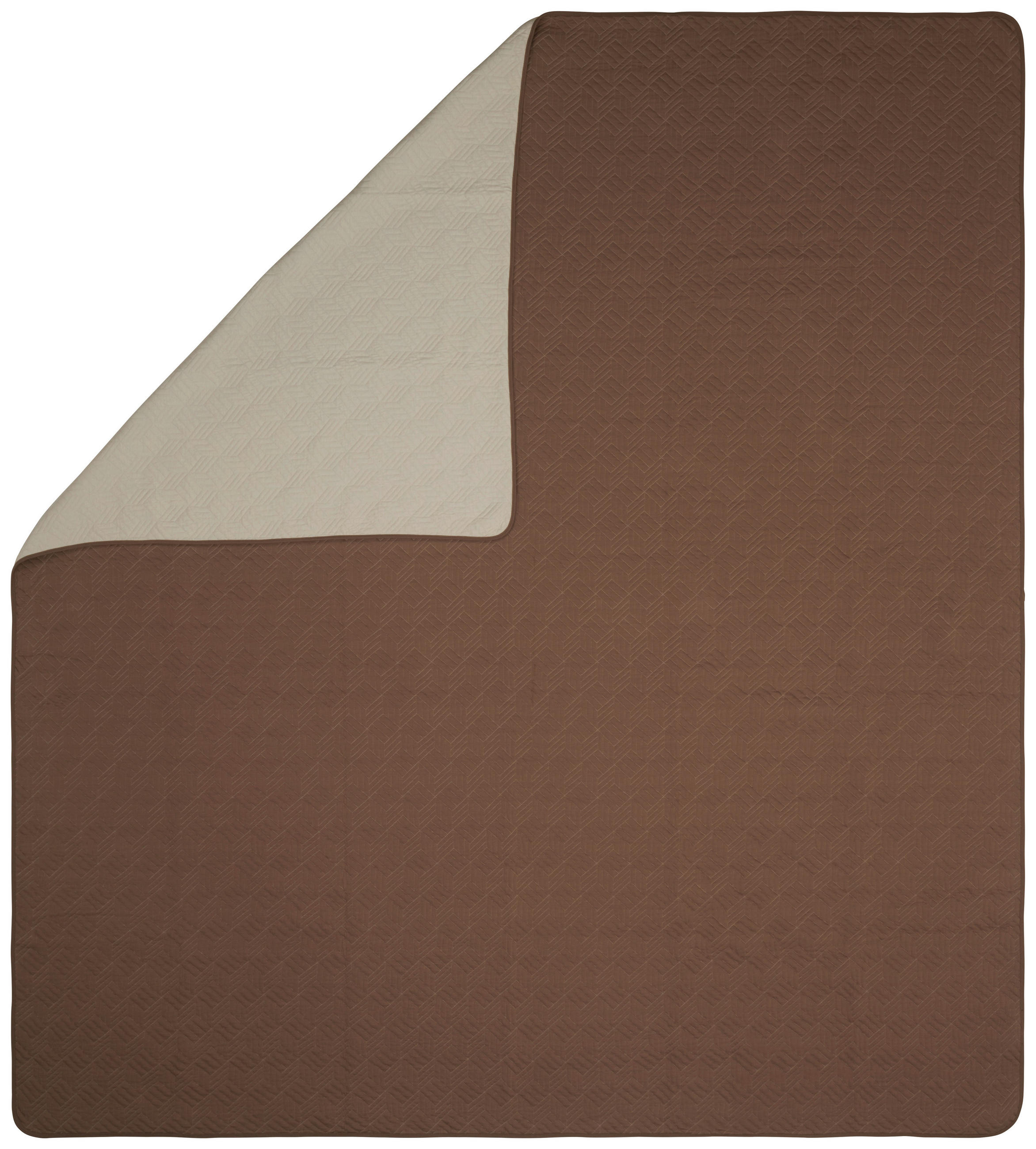 PŘEHOZ NA POSTEL, bavlna, 150/210 cm - béžová, Konvenční, textil (150/210cm) - Novel