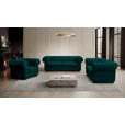 CHESTERFIELD-SESSEL - Waldgrün/Wengefarben, LIFESTYLE, Holz/Textil (115/76,5/96cm) - Landscape