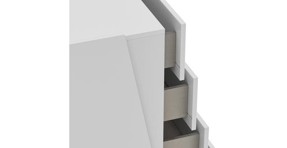 KOMMODE in 100,2/88,6/44,3 cm - Schwarz/Weiß, Design, Holzwerkstoff/Kunststoff (100,2/88,6/44,3cm) - Novel