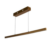LED-PENDELLAMPA Leyla Pendant 10/7,5/101.5 cm  - guldfärgad, Basics, metall (10/7,5/101.5cm)