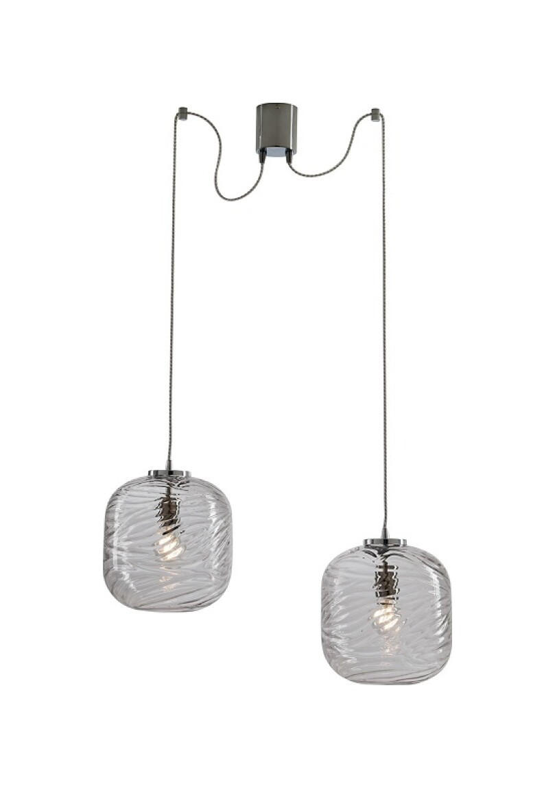 HÄNGELEUCHTE 24,5/30,6 cm   - Transparent, KONVENTIONELL, Glas (24,5/30,6cm)