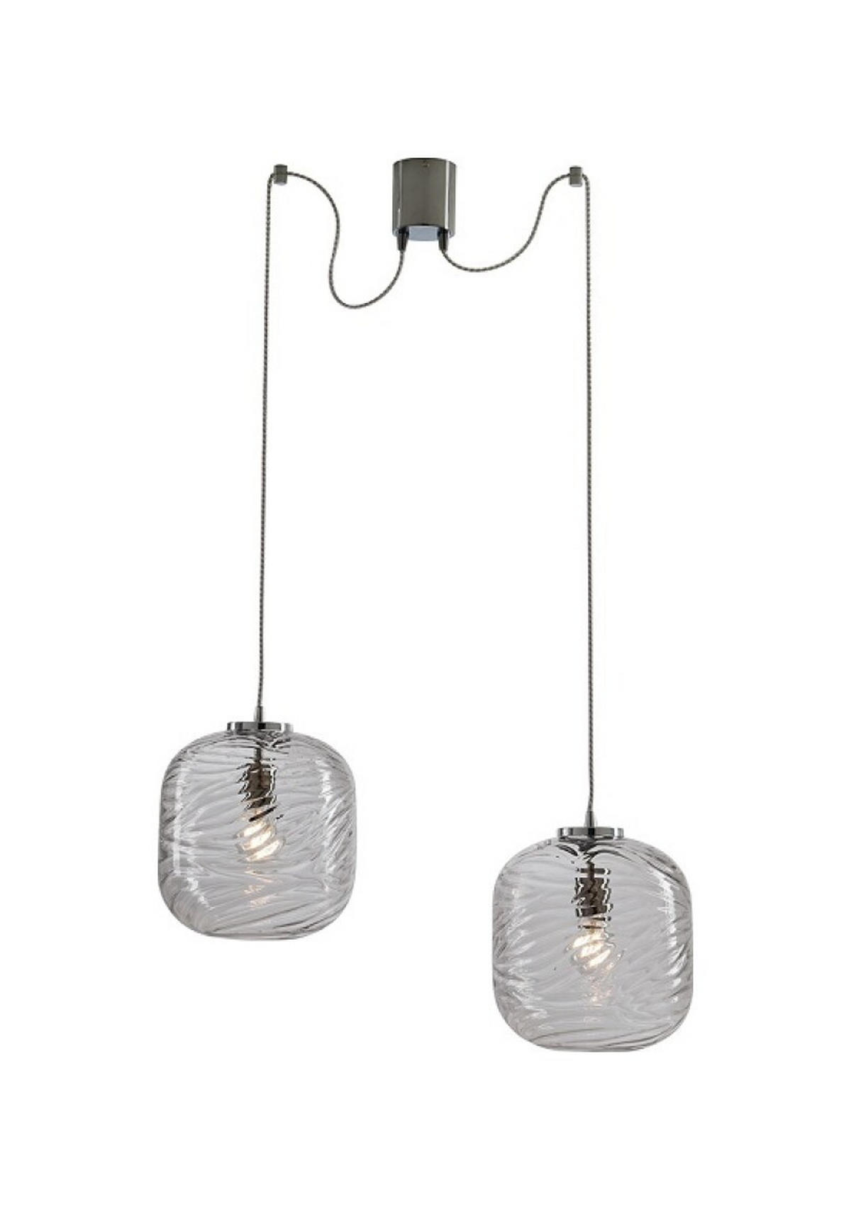 HÄNGELEUCHTE 24,5/30,6 cm  - Transparent, KONVENTIONELL, Glas (24,5/30,6cm)