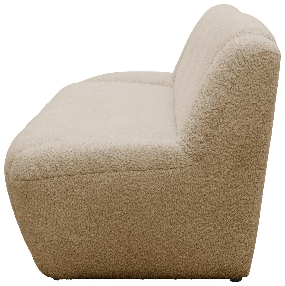 3-SITZER-SOFA 100 034 Chenille Taupe  - Taupe/Creme, MODERN, Kunststoff/Textil (197/82/93cm) - Livetastic