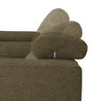 ECKSOFA in Mikrofaser Dunkelgrün  207/301 cm  - Dunkelgrün/Schwarz, Design, Textil/Metall (207/301cm) - Xora