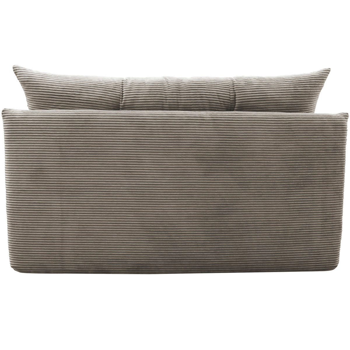 SCHLAFSOFA  mit Liegefunktion Cord Taupe  - Taupe/Schwarz, Design, Kunststoff/Textil (154/93/85cm) - MID.YOU