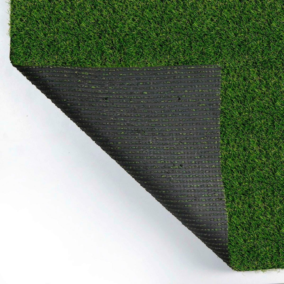 RASENTEPPICH - Grün, Basics, Kunststoff (100/450cm) - Floordirekt