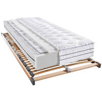 MATRATZENSET 140/200 cm  - Birkefarben, Basics, Holz (140/200cm) - Novel