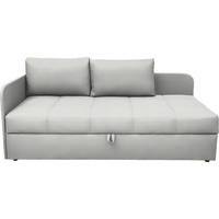 LIEGE  in Cord Hellgrau  - Hellgrau/Schwarz, Basics, Kunststoff/Textil (95/90/205cm) - Xora