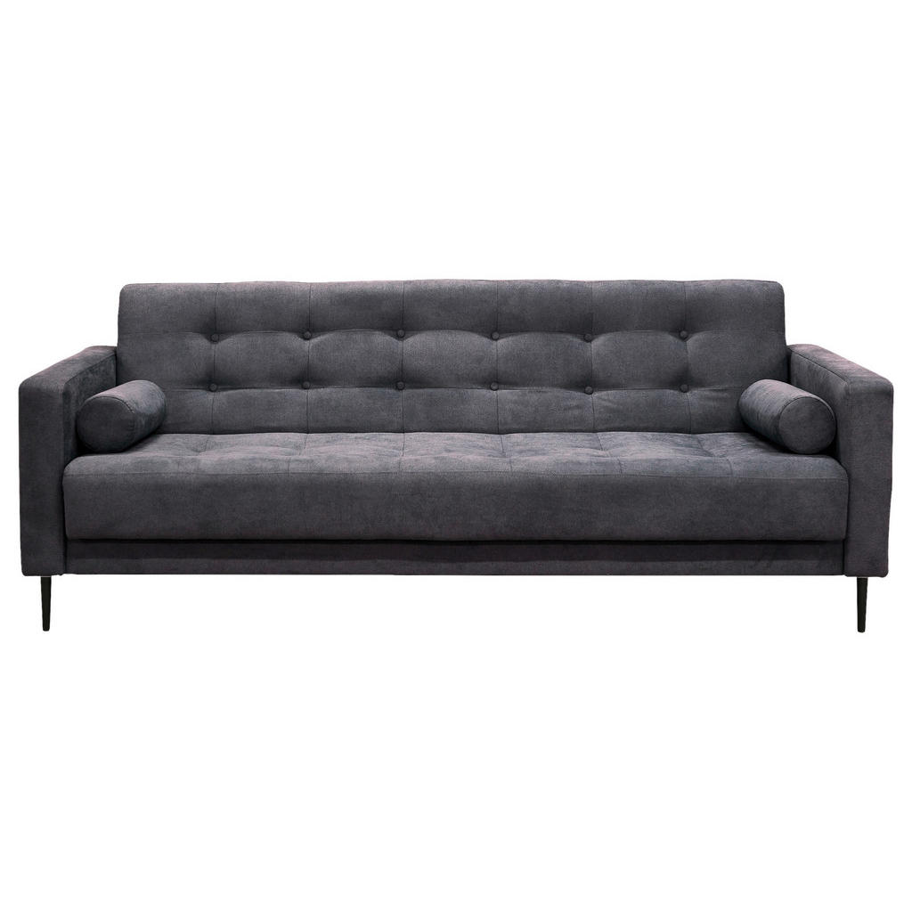 P & B ROZKLADACIA POHOVKA, textil, tmavosivá