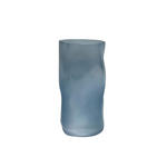 VASE 19 cm  - Blau, Natur, Glas (11/20cm) - Ambia Home