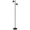 STEHLEUCHTE - Schwarz, Design, Kunststoff/Metall (27/22/158cm) - Globo