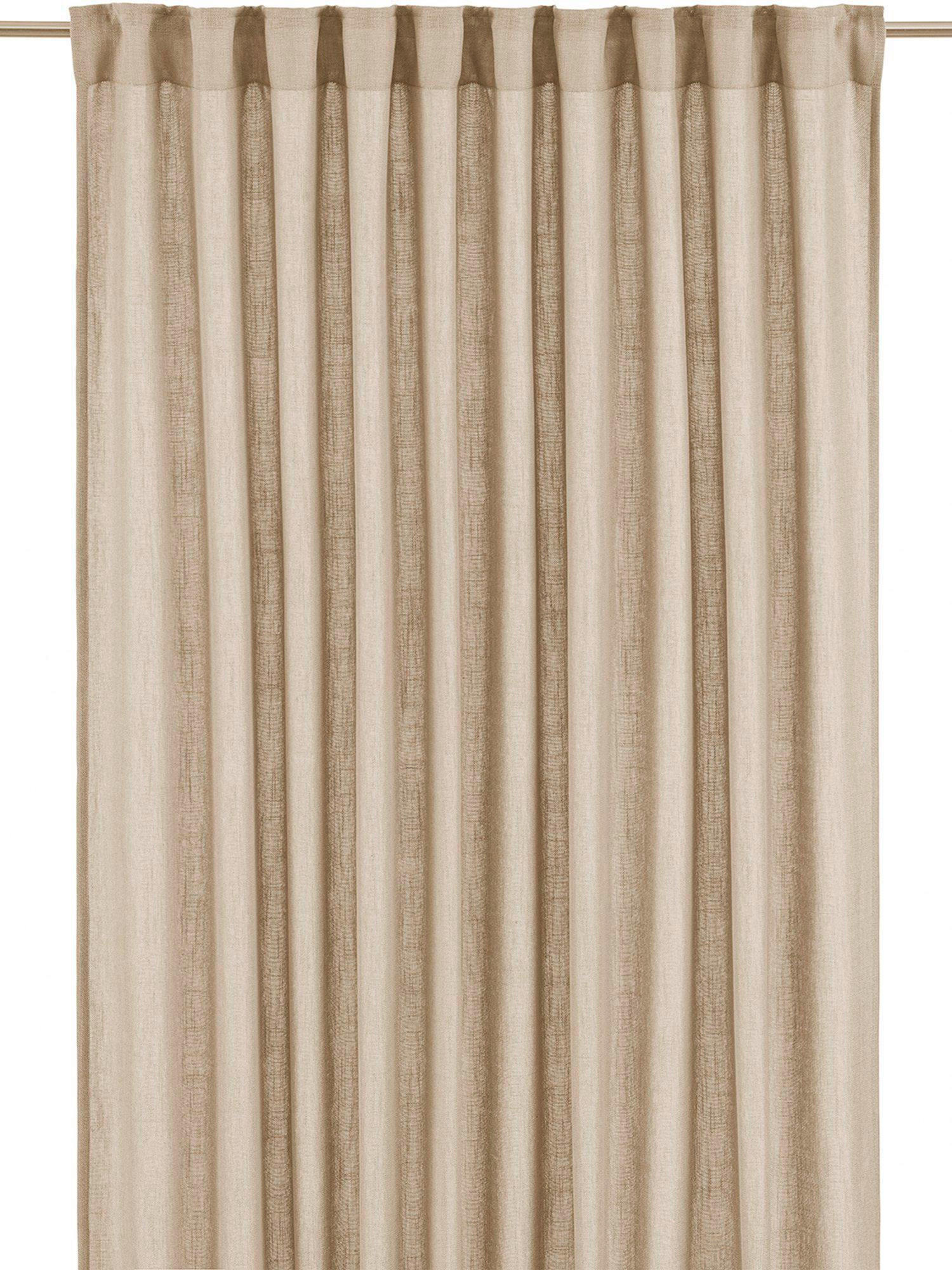 FERTIGVORHANG  blickdicht   145/260 cm 2 Stück  - Beige, Basics, Textil (145/260cm) - Svanefors