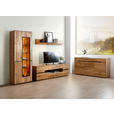 WOHNWAND  270/203/47 cm  in  - Anthrazit, KONVENTIONELL, Glas/Holz (270/203/47cm) - Linea Natura