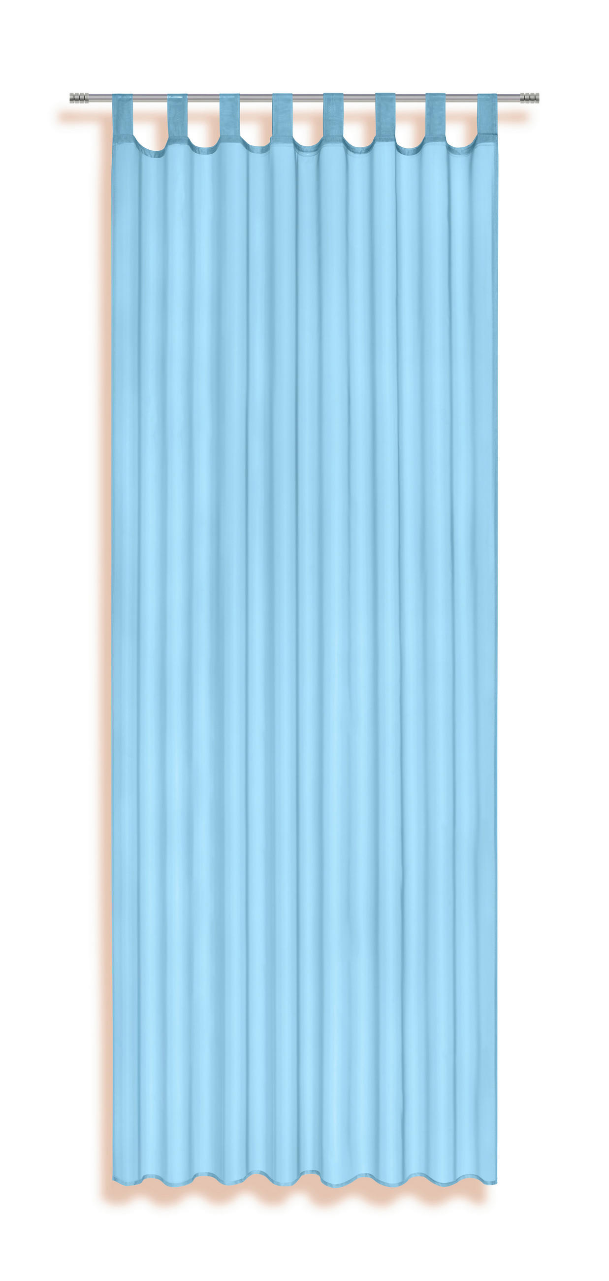 Vorhang Mit Schlaufen Und Band Utila 140x245 Cm Aqua