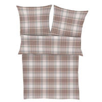 BETTWÄSCHE s.Oliver Flanell 155/220 cm  - Taupe, Basics, Textil (155/220cm) - S. Oliver