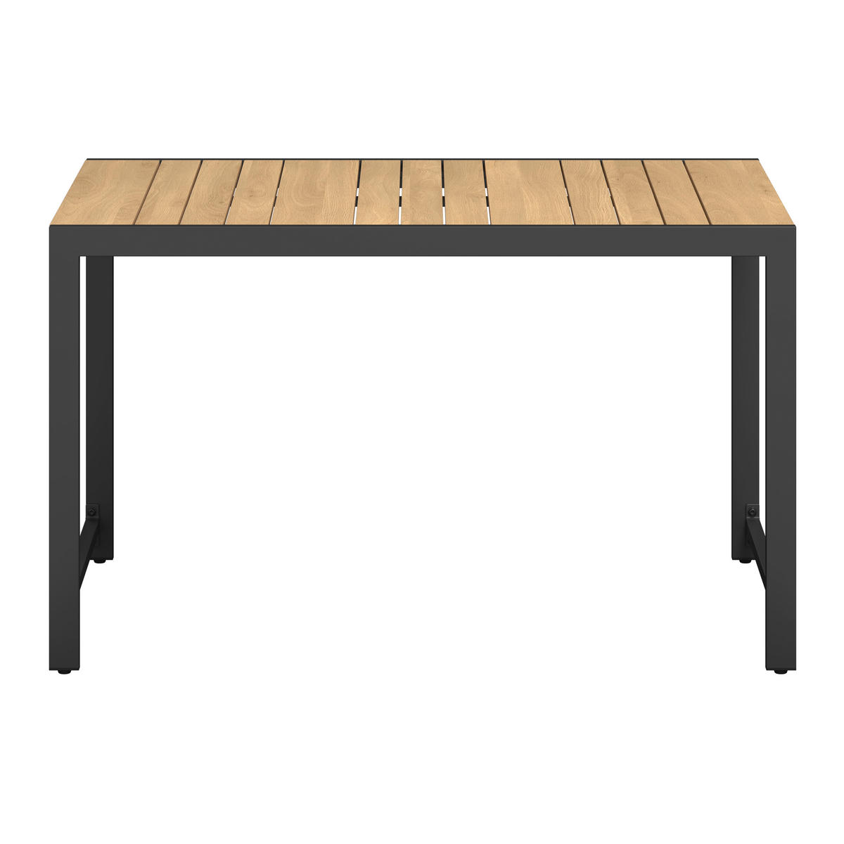 LOUNGEGARNITUR  - Grau/Akaziefarben, Design, Holz/Textil (198/198cm) - Ambia Garden