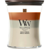 VONNÁ SVÍČKA  - bílá/čiré, Basics, parafín/sklo (10/11,4/10cm) - WoodWick