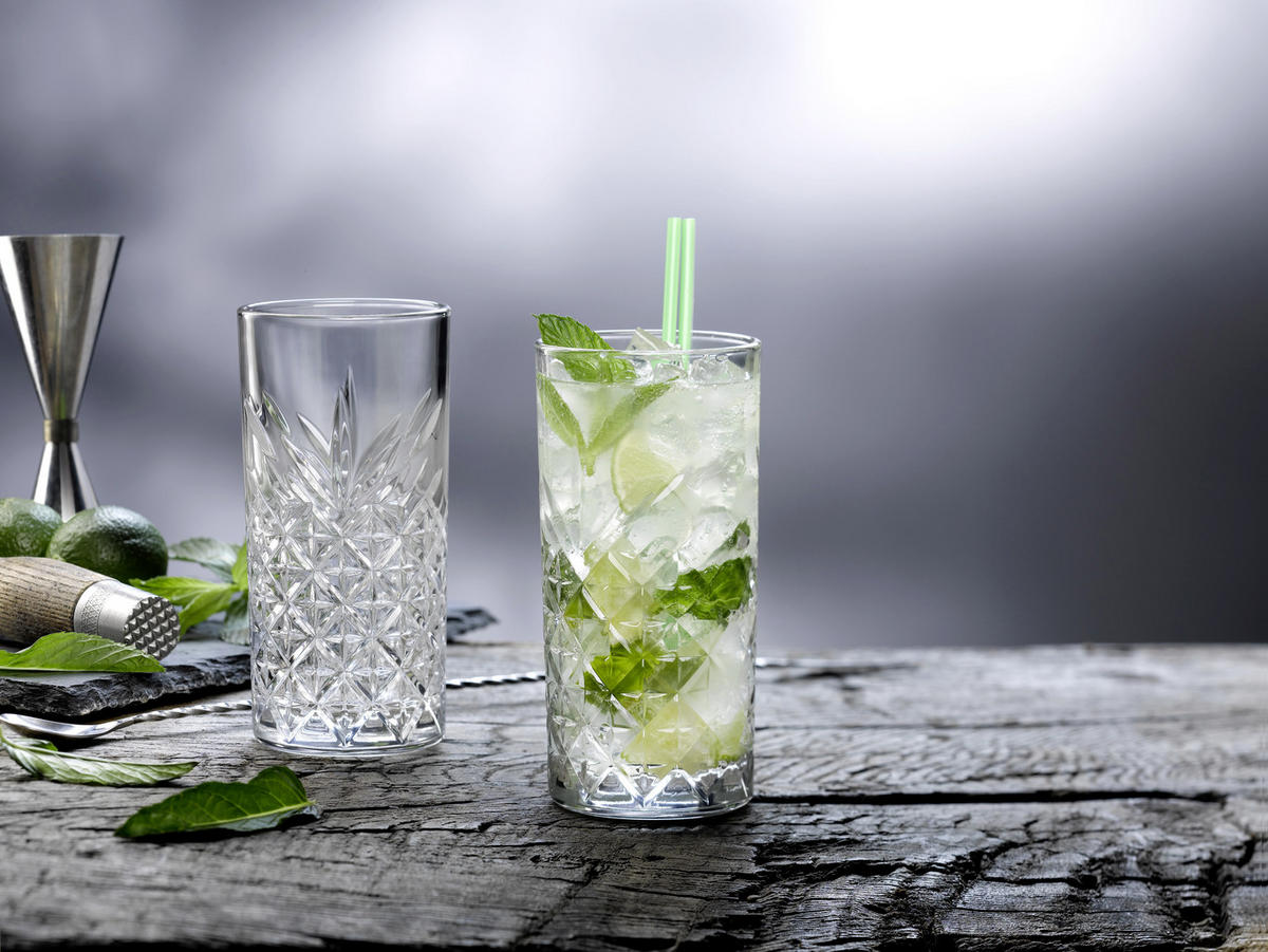 LONGDRINKGLAS TIMELESS 4TLG. 295 ml 4-teilig  - Transparent, Basics, Glas (295ml) - Mäser