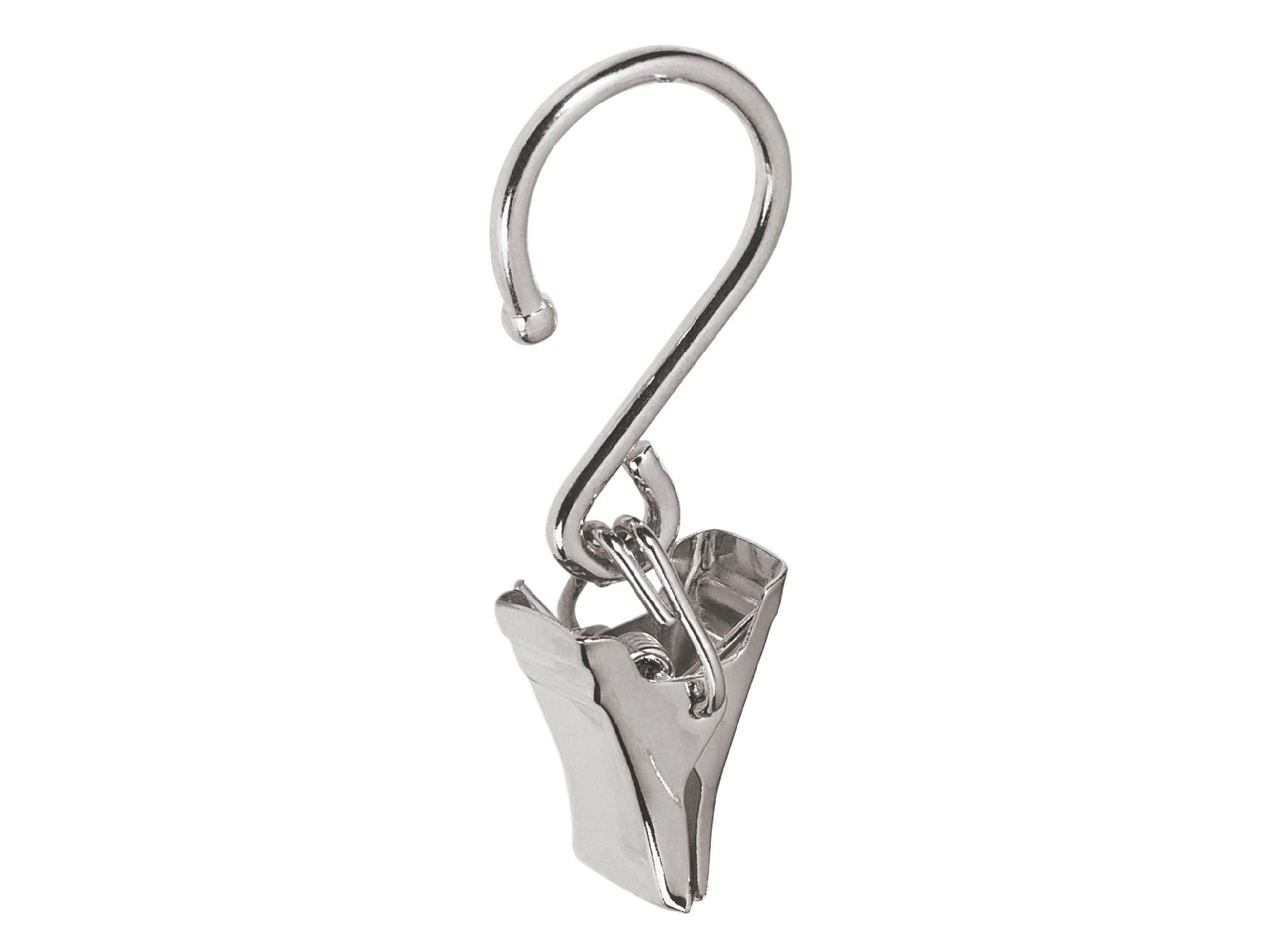 SEILKLEMME  - Nickelfarben, Basics, Metall - Homeware