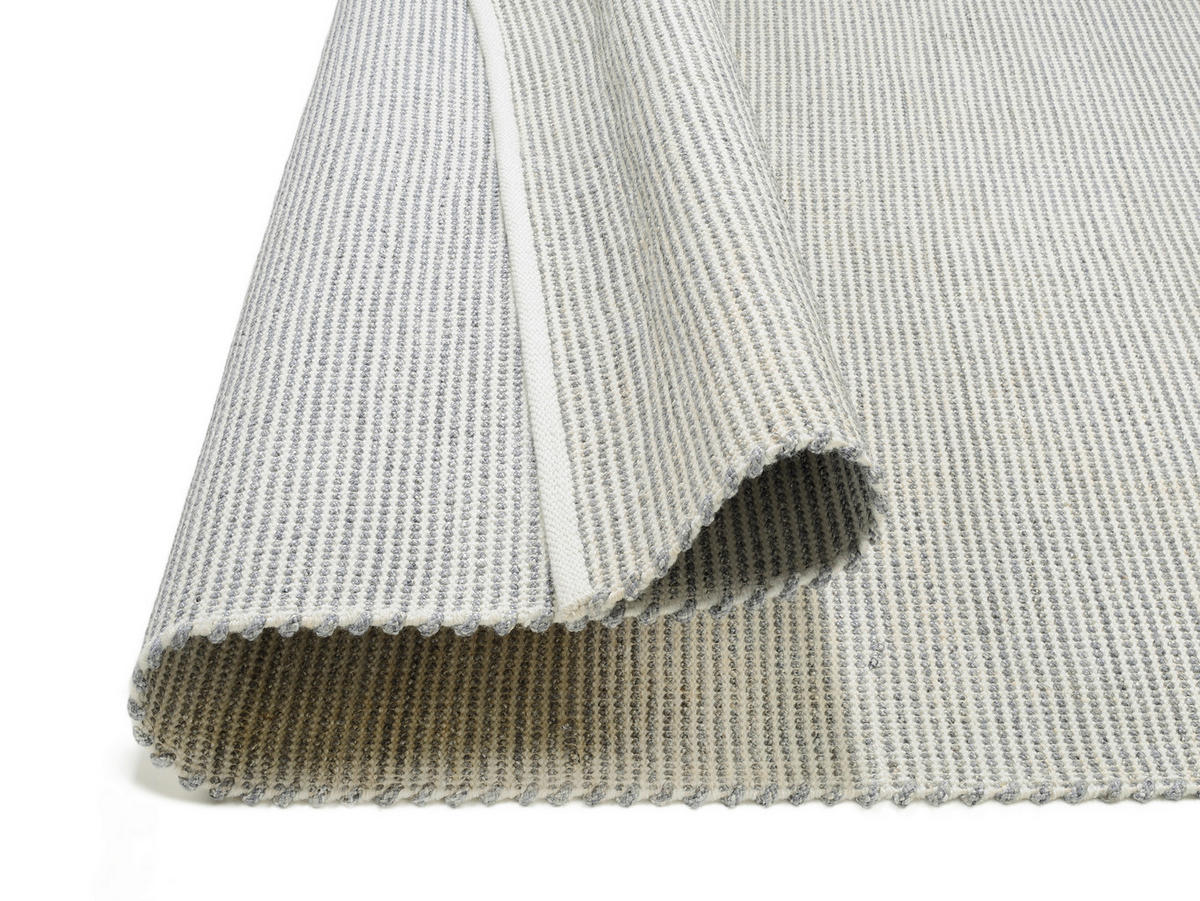 HANDWEBTEPPICH 140/200 cm Grau  - Grau, Basics, Textil (140/200cm) - Musterring