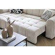 ECKSOFA inkl. Funktionen Beige Chenille  - Beige/Schwarz, Design, Kunststoff/Textil (160/264cm) - Xora