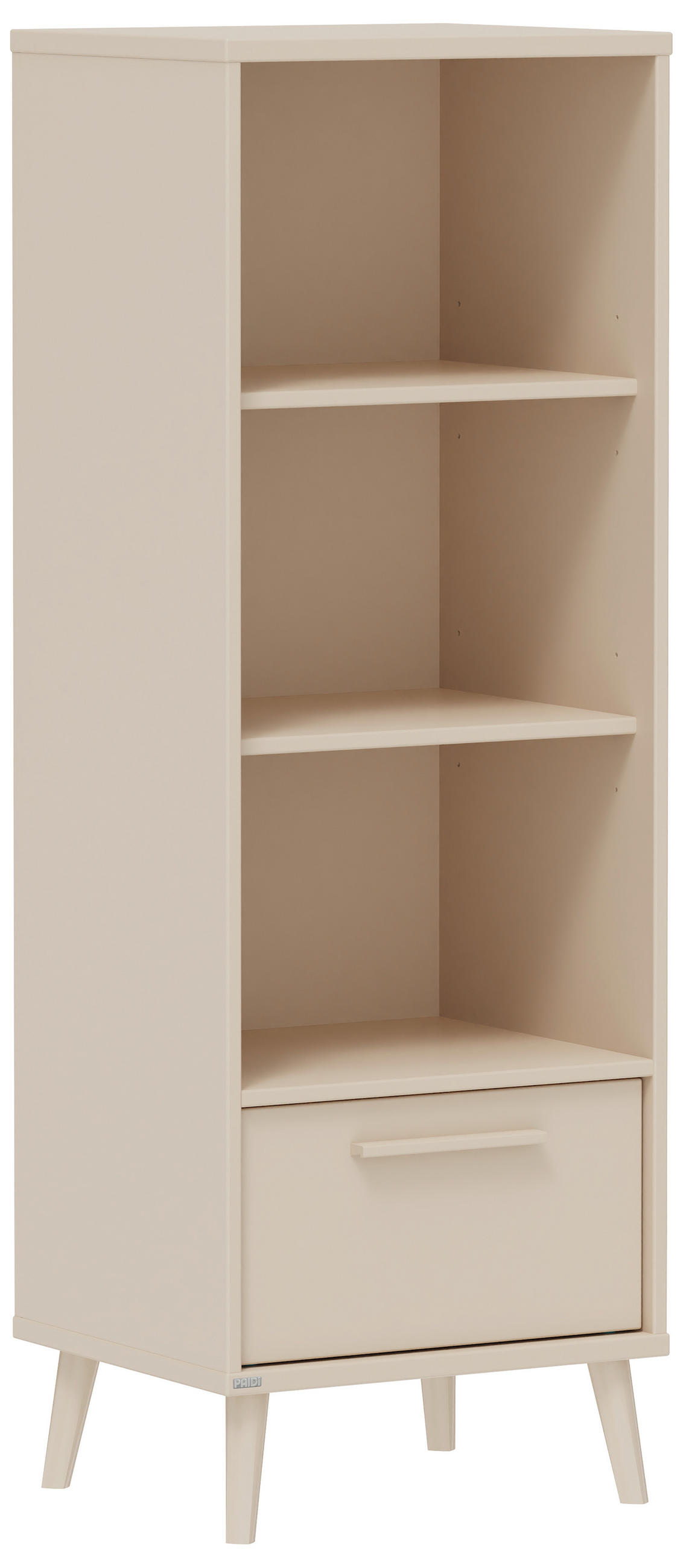 STOJEČ REGAL 48/139/41 cm bež  - bež, Basics, umetna masa/leseni material (48/139/41cm) - Paidi