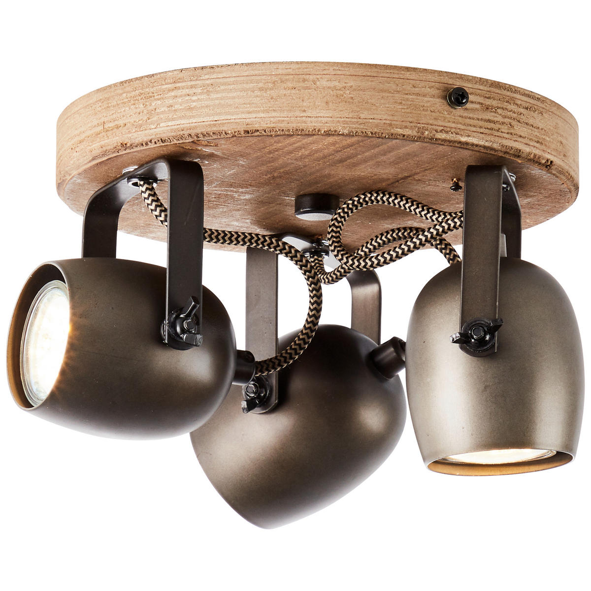 STRAHLER - Schwarz, Design, Holz/Metall (26/14cm) - Brilliant