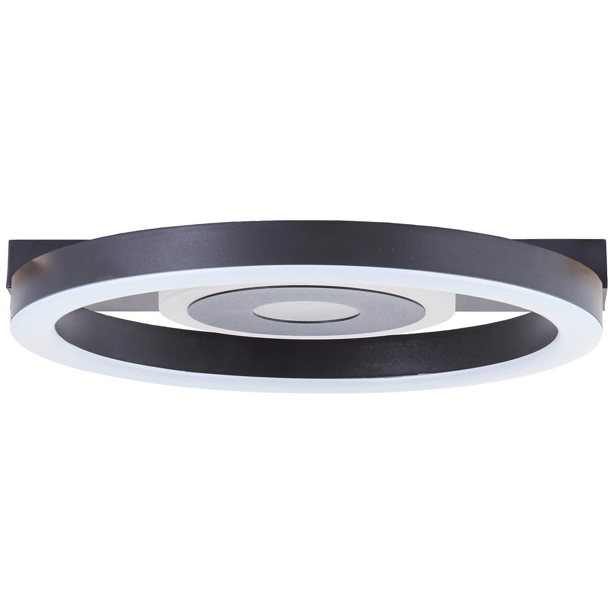 LED-DECKENLEUCHTE     - Schwarz, Basics, Kunststoff/Metall (5/20/20cm) - Brilliant