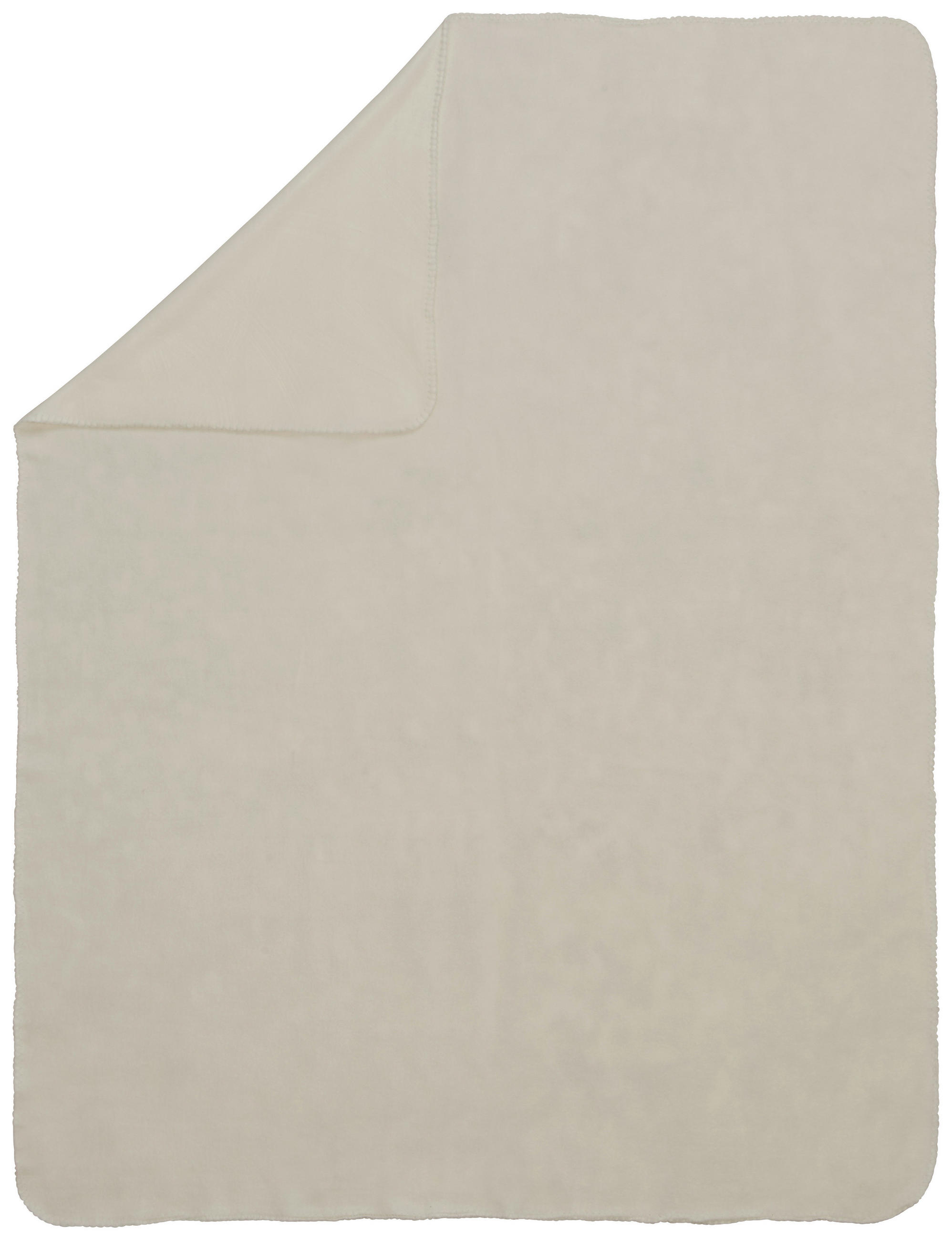 FLEECOVÁ DEKA, polyester, 130/160 cm - perleťová, Basics, textil (130/160cm) - Boxxx