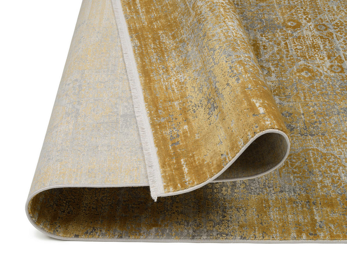 WEBTEPPICH 67/130 cm Tesoro Gelb  - Gelb, Design, Textil (67/130cm) - Dieter Knoll