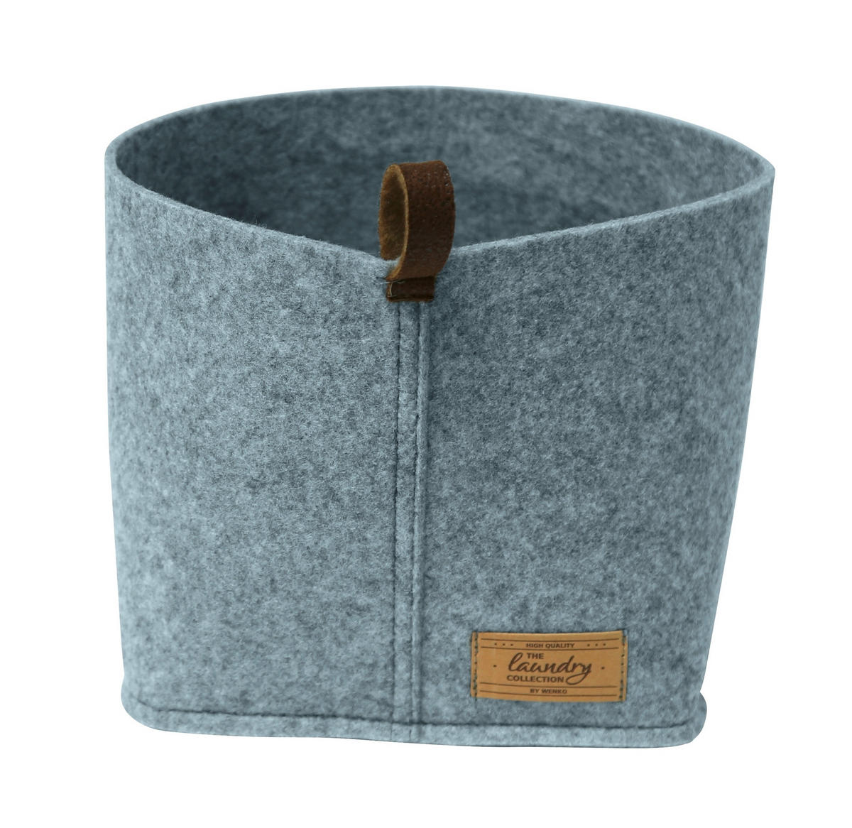 AUFBEWAHRUNGSKÖRBCHEN  - Dunkelbraun/Grau, KONVENTIONELL, Textil (18/13/12cm) - Wenko