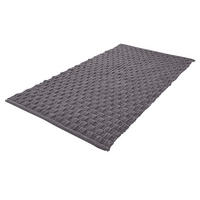 BADTEPPICH Dunkelgrau  - Dunkelgrau, Natur, Kunststoff/Textil (70/120/1,5cm) - Kleine Wolke