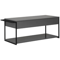 WASCHTISCHUNTERSCHRANK 107,5/43,5/47,5 cm  - Schwarz/Grau, MODERN, Holzwerkstoff/Metall (107,5/43,5/47,5cm) - MID.YOU