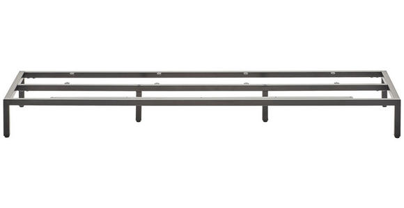 FUSSGESTELL - Schwarz, Basics, Metall (135/13/40,5cm) - Novel