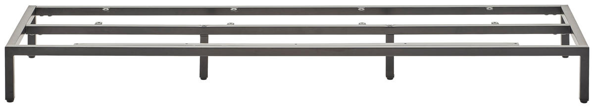 FUßGESTELL - Schwarz, Basics, Metall (135/13/40,5cm) - Novel