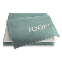 WOHNDECKE MELANGE-DOUBLEFACE 150/200 cm  - Türkis/Naturfarben, Basics, Textil (150/200cm) - Joop!