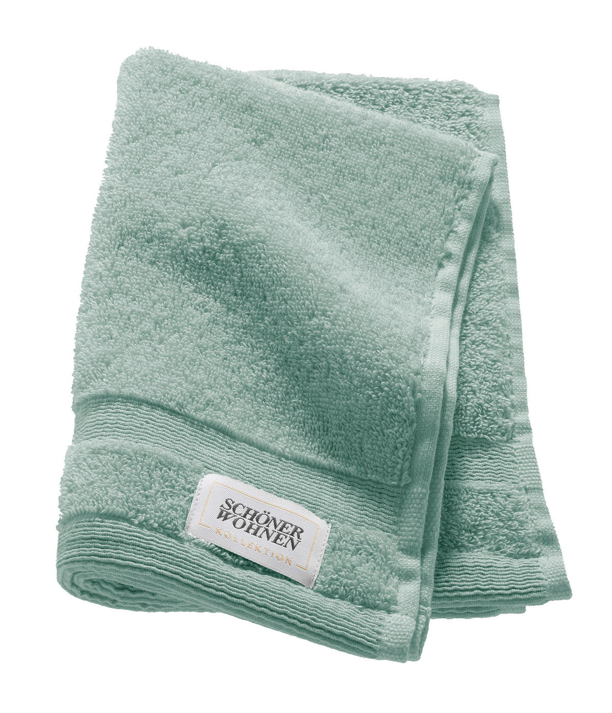 GÄSTETUCH SW-Cuddly Grün, Mintgrün, Pastellgrün, Salbeigrün  - Salbeigrün/Pastellgrün, Basics, Textil (30/50cm) - Schöner Wohnen