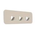 HAKENLEISTE  in Creme  - Creme, Design, Metall (30/10/3cm) - Xora