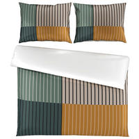 OBOJESTRANSKA POSTELJNINA HARMONY 200/200 cm saten večbarvno  - večbarvno, Konvencionalno, tekstil (200/200cm) - Esposa