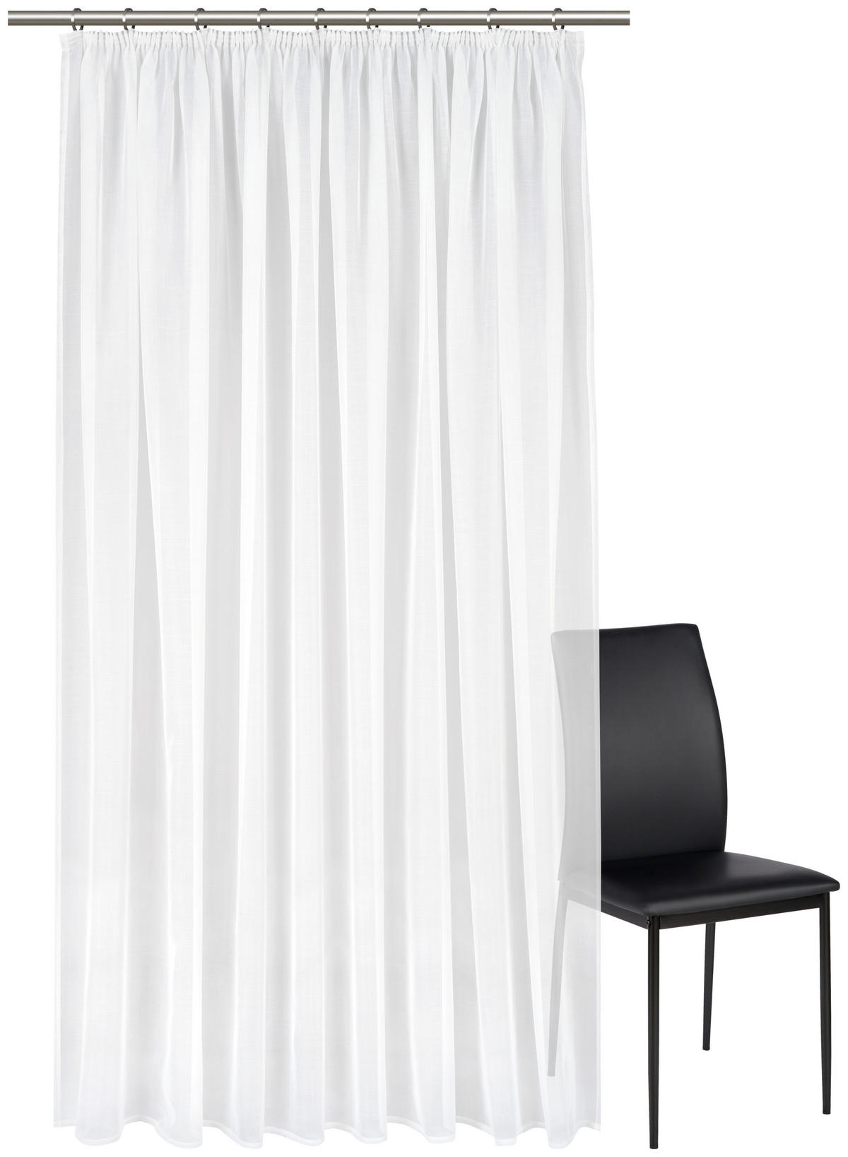 GOTOVA ZAVESA bela - bela, Osnovno, tekstil (300/245cm) - Esposa