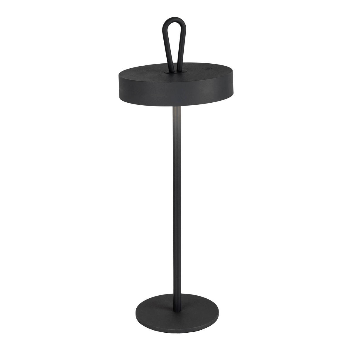 AKKU-TISCHLEUCHTE 12,5/35 cm  - Schwarz, Design, Kunststoff/Metall (12,5/35cm) - Näve