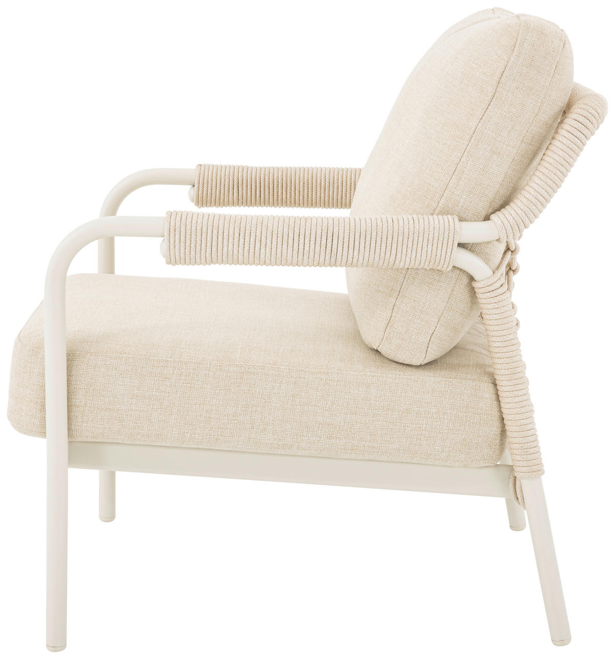 GARTENSET Metall, Textil, Stein  - Elfenbein/Beige, Design, Textil/Stein - Dieter Knoll