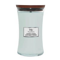 SVIJEĆA MIRISNA   - Basics, staklo/drvo (10/18/10cm) - WoodWick