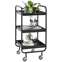 ALLZWECKWAGEN in Schwarz  - Schwarz, Design, Kunststoff/Metall (42/85/38cm) - Xora